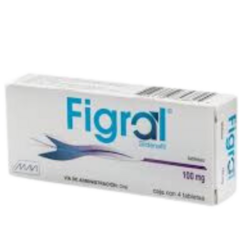 Sildenafil 100mg 4 tabletas (Figral)