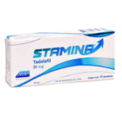 Tadalafil 20mg 4 tabletas (Stamina)