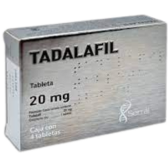 Tadalafil 20mg 4 tabletas (Serral)