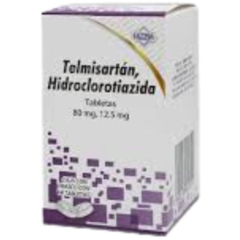 Telmisartán/Hidroclorotiazida 80/12.5mg 14 tabletas (Ultra