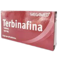 Terbinafina 250mg 28 tabletas (Megamed)