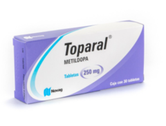 Metildopa 250mg 30 tabletas (Toparal)