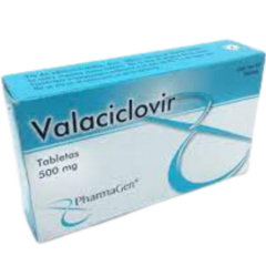 Valaciclovir 500mg 10 tabletas (Pharmagen)