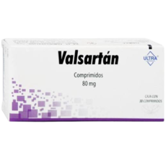 Valsartán 80mg 30 comprimidos (Ultra)