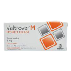 Montelukast 5mg 20 tabletas (Valtrover M)