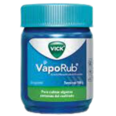 Alcanfor 5.26g/Eucalipto 1.33g/Mentol 2.82g 100gr (Vick Vaporub)