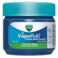 Alcanfor 5.26g/Eucalipto 1.33g/Mentol 2.82g 50gr (Vick Vaporub)