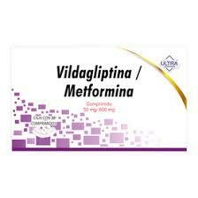 Vildagliptina/Metformina, Comprimido 50mg/850mg Caja con 30