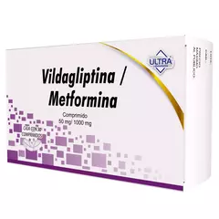 Vidalgliptina/Metformina 50mg/1000mg 30 comprimidos