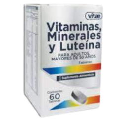 Vitaminas, Minerales Y Luteina 60 tabletas