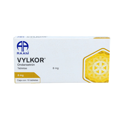 Ondansetrón 8mg 10 tabletas (Vylkor)