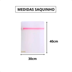 Kit 2 Saquinhos Lava Roupa e 1 Cabide de Varal Peças Íntimas - comprar online