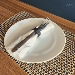 Argola Porta Guardanapo de Tecido Anel Mesa Posta Kit c/4 - DOKE ACESSÓRIOS DE DECORAÇÃO COM DESIGN