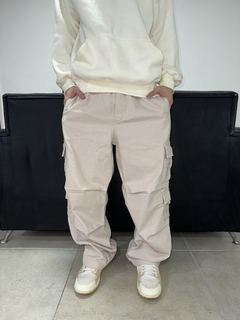 Jean Baggy Cargo Beige