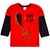 Camiseta c/ manga sobreposta Masculina Infantil - Skate Vermelho