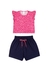 Conjunto Blusa Cropped + Shorts Fru-Fru - comprar online