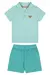 Conjunto Baby Camiseta Gola Polo e Bermuda