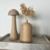 Set wood | mushroom & florero de madera