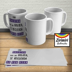 Taza - Una maestra se recuerda