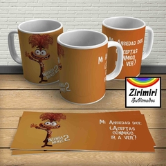 Taza intensamente ansiedad