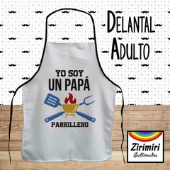 Delantal adulto - Papa parrillero