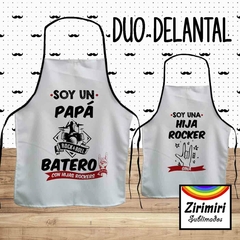 Duo delantal cocina - PAPA BATERO