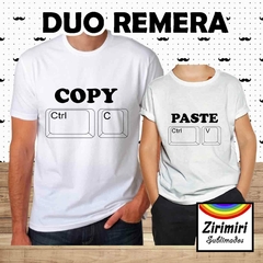 Duo remera - COPY PASTE