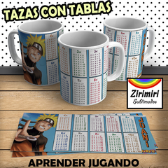 TAZAS CON TABLAS 9