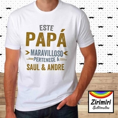 Remera Hombre - Papa maravilloso pertenece a