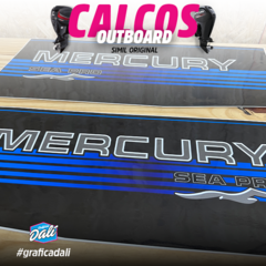 Calcos Outboards Mercury 60 Hp 98-01 Grafica Nautica M - 06 en internet