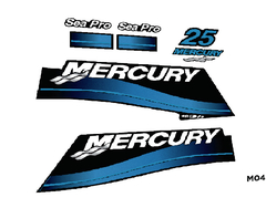 Calcos Outboards Mercury 25 Hp Año 1999-2015 Grafica - M 04