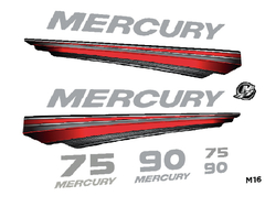 Calcos Outboars Mercury 90 Hp 2015-2017 2t Grafica - M 16