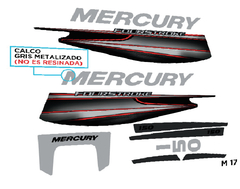 Calcos Outboars Mercury 150 Hp 2015-2017 4t Grafica - M 17