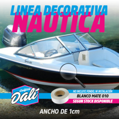 Línea Decorativa Nautica 1 Cm Blanco Mate en internet