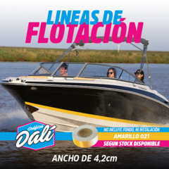 Línea De Flotación 4,2 Cm Amarillo - comprar online