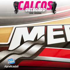 Calcos Outboars Mercury 40 Hp 2005 -2012 Grafica - M 11 - comprar online