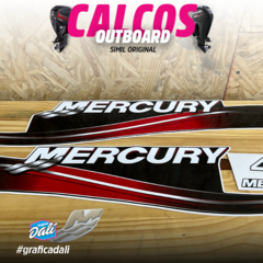 Calcos Outboars Mercury 40 Hp 2005 -2012 Grafica - M 11 en internet