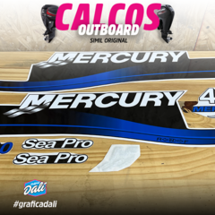 Calcos Outboards Mercury 40 Hp 1999-2007 Grafica - M 12 - comprar online