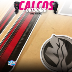 Calcos Outboars Mercury 60 Hp 2013 -2017 2t Grafica - M 13 - comprar online