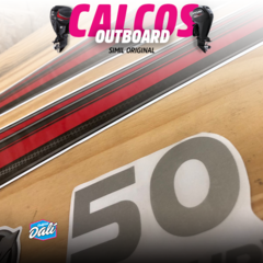 Calcos Outboars Mercury 60 Hp 2013 -2017 2t Grafica - M 13 en internet