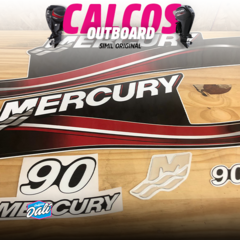 Calcos Outboards Mercury 90 Hp Elpto Año 2005 - 2012 - M 15 - comprar online