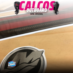 Calcos Outboars Mercury 90 Hp 2015-2017 2t Grafica - M 16 - Dalí Náutica