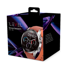 Smartwatch Level LVW-50 AMOLED 1.3 COURO Marrom - IOS e Android na internet