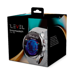 Smartwatch Level LVW-50 AMOLED 1.3 Silicone Prata - IOS e Android - Mais Informática