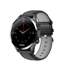 Smartwatch Level LVW-50 AMOLED 1.3 COURO Black - IOS e Android