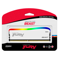 Memória Kingston Fury Beast Especial RGB Branco 8Gb Ddr4 - Mais Informática