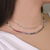 Colar Choker Zircônias Lapidadas Banho Ródio - loja online