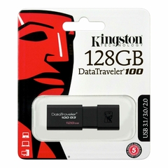 USB KINGSTON 128GB DT100 G3 - comprar online