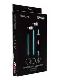 AURICULAR NOGA NG-GL179 GLOW IN EAR C/LUZ - comprar online