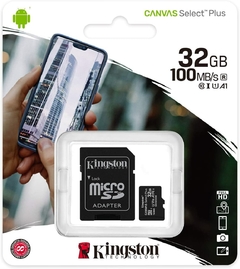 SD KINGSTON 32GB CANVAS -- SELECT PLUS -- - comprar online